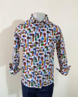 CAMICIA A FANTASIA ASTRATTA