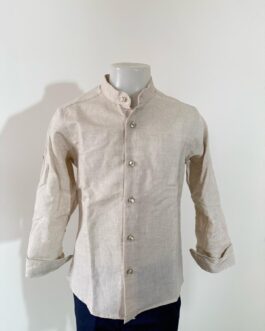 CAMICIA IN LINO SENZA TASCHINO