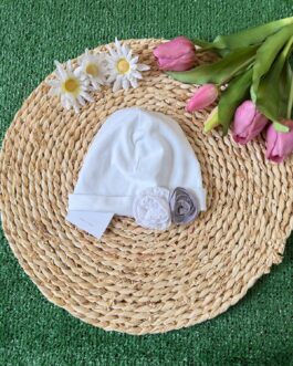 CAPPELLINO SARTORIA DEI PICCOLI RICAMO FIORELLINI