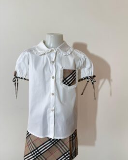 CAMICIA CON TASCHINO A QUADRI