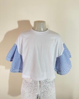 T-SHIRT MANICHE OVER