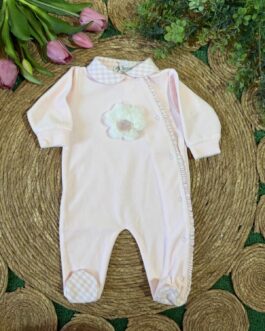AUTUNNO/INVERNO TUTINA SARTORIA DEI PICCOLI ROSA CON FIORE