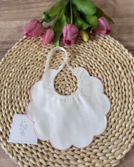 BAVETTA I DELFI CON RICAMO ROSA