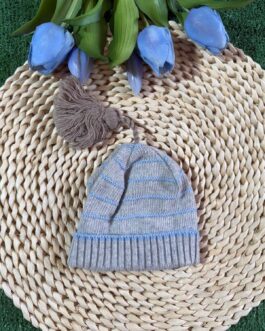 AUTUNNO/INVERNO CAPPELLINO LE COCONNE GRIGIO E CELESTE