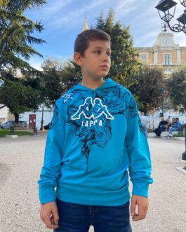 FELPA KAPPA AZZURRA