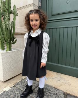 VESTITO NERO SCAMICIATO TO BE TOO