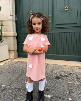 VESTITO ROSA CUORICINO TO BE TOO