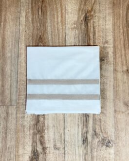 LENZUOLINO I DELFI CON FASCE BEIGE