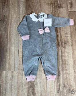 TUTINA CON FIOCCO ROSA A POIS I DELFI