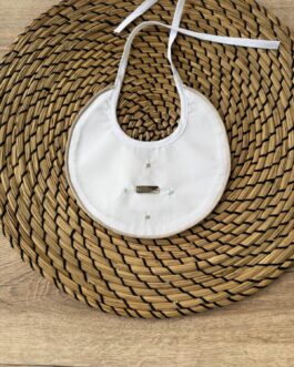 BAVETTA BIANCA CON PROFILI BEIGE I DELFI