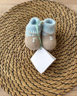BABBUCCE BEIGE E CELESTE I DELFI