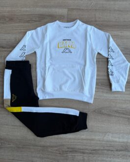 COMPLETO SPORTIVO KAPPA BIANCO E GIALLO