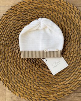 CAPPELLINO BIANCO E BEIGE I DELFI