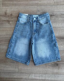 BERMUDA CON STRASS BIMBA