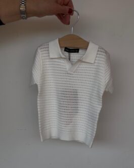 POLO NEONATO TRAFORATA