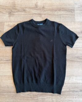 T-SHIRT IN FILO NERA U.S. GRAND POLO EQUIPMENT & APPAREL