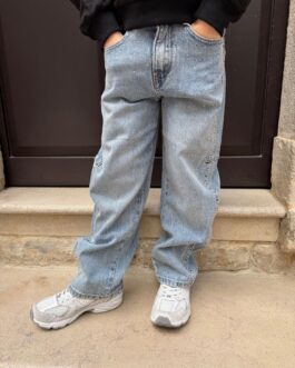JEANS STRASS BALLON