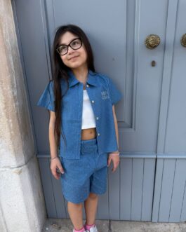 Completo Due Pezzi in Denim Leggero "Min Min"